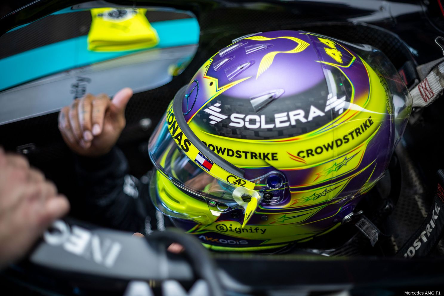 lewis hamilton usa mercedes cota vrijdag 2024