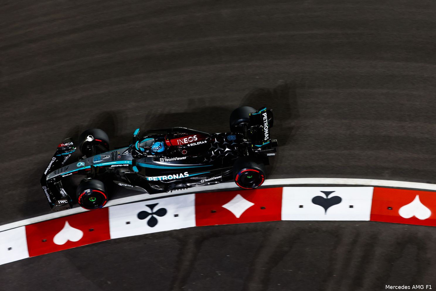 george russell mercedes w15 las vegas 15