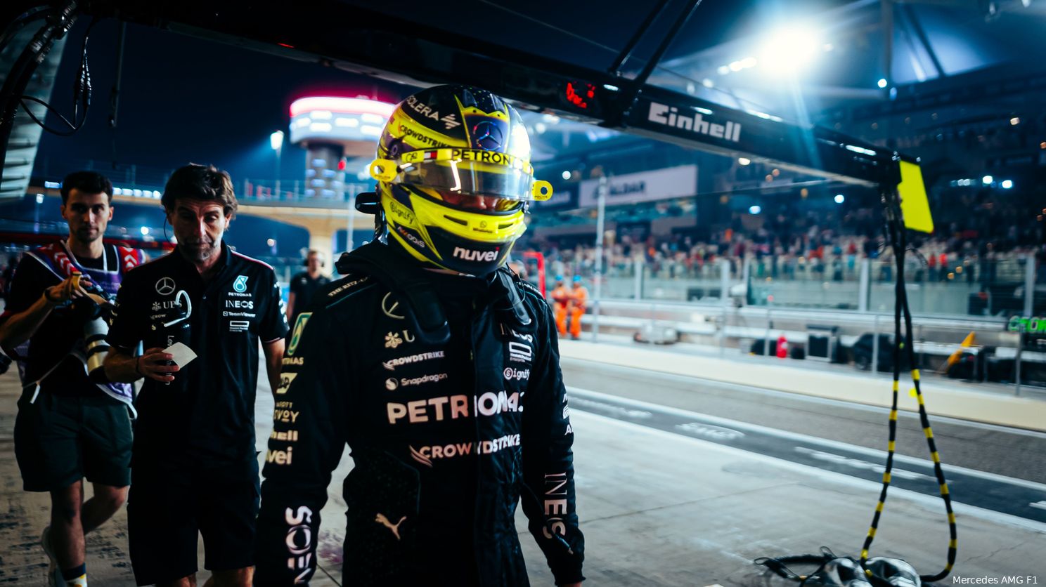 lewis hamilton mercedes gp abu dhabi vrijdag 2024 7