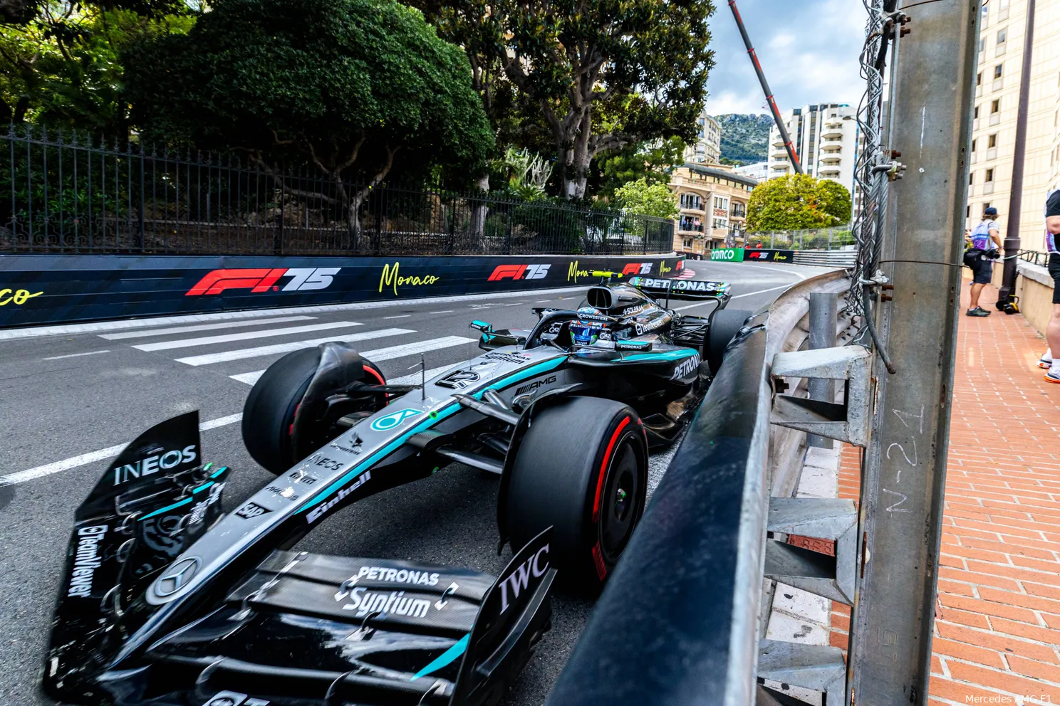 mercedes andrea kimi antonelli gp monaco zaterdag 2025