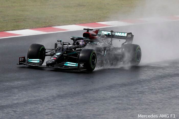 Waarom Mercedes tegen beter weten in voor een afstelling koos met veel downforce