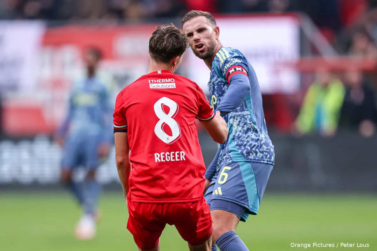 jordan henderson verontwaardigd your regeer fc twente ajax