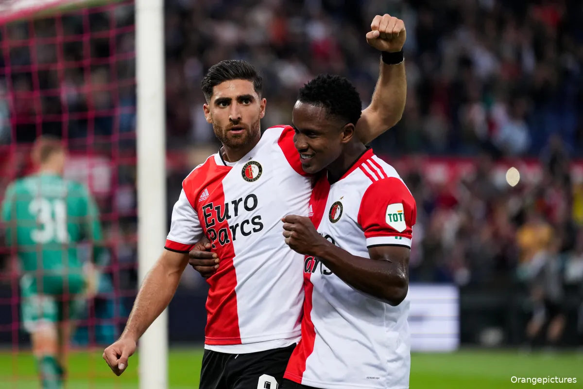 Opstelling Feyenoord: Slot past voorhoede aan