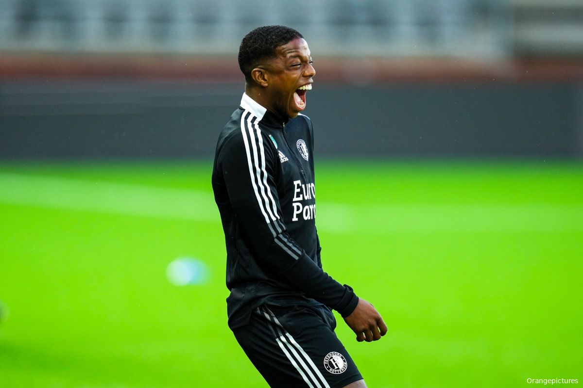 Malacia gelukkig bij Feyenoord: ''Ik voel me er heel goed bij''