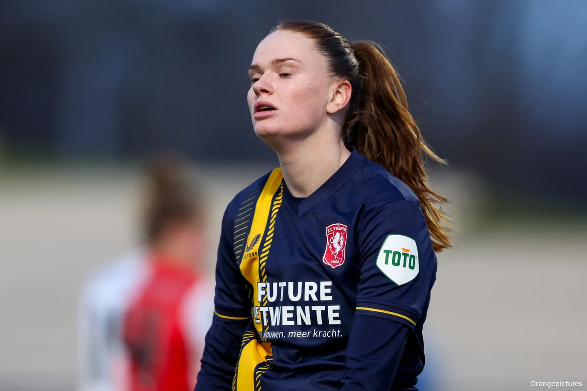 liz rijsbergen fc twente vrouwen teleurgesteld 2023 24