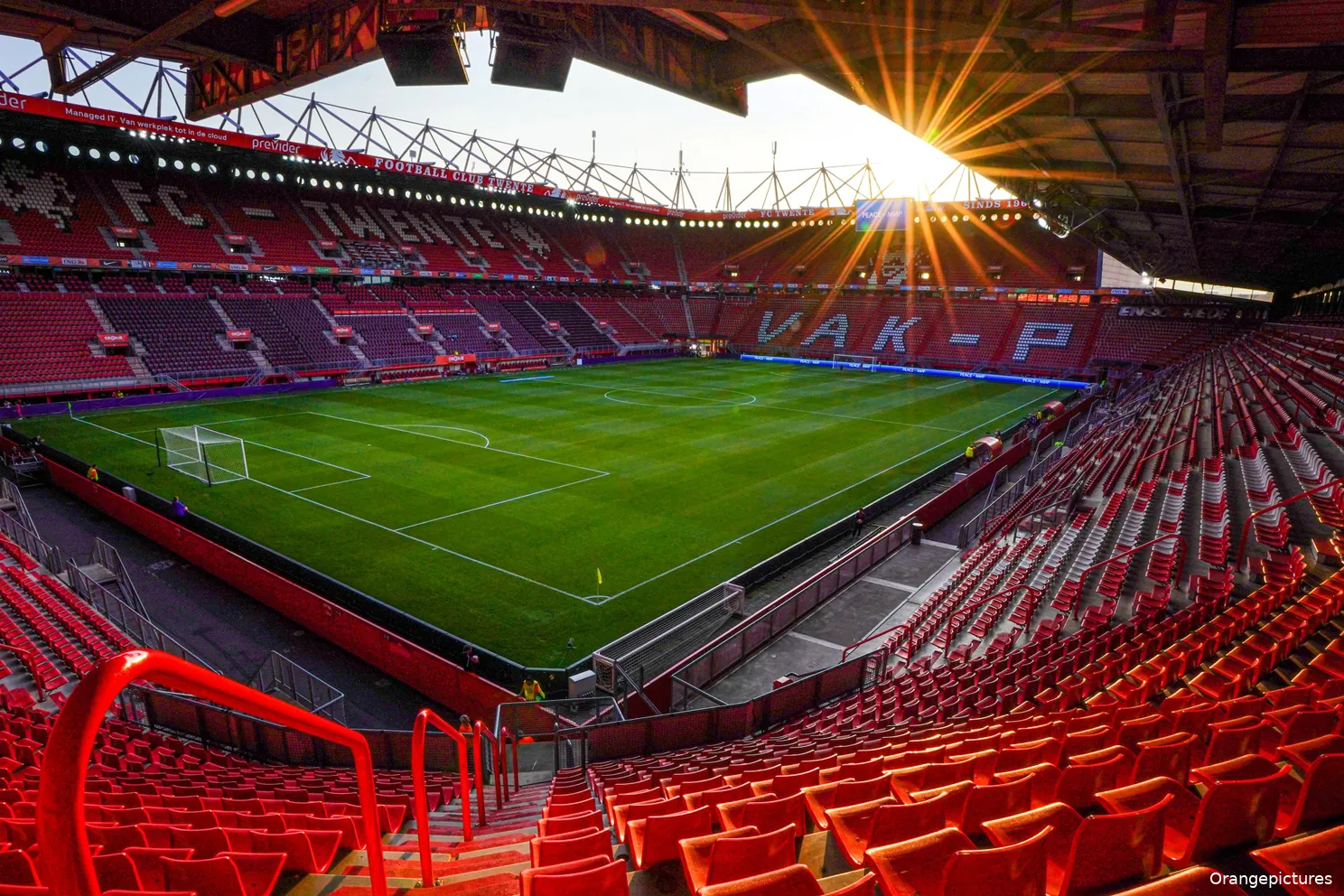 grolsch veste binnen zonsondergang