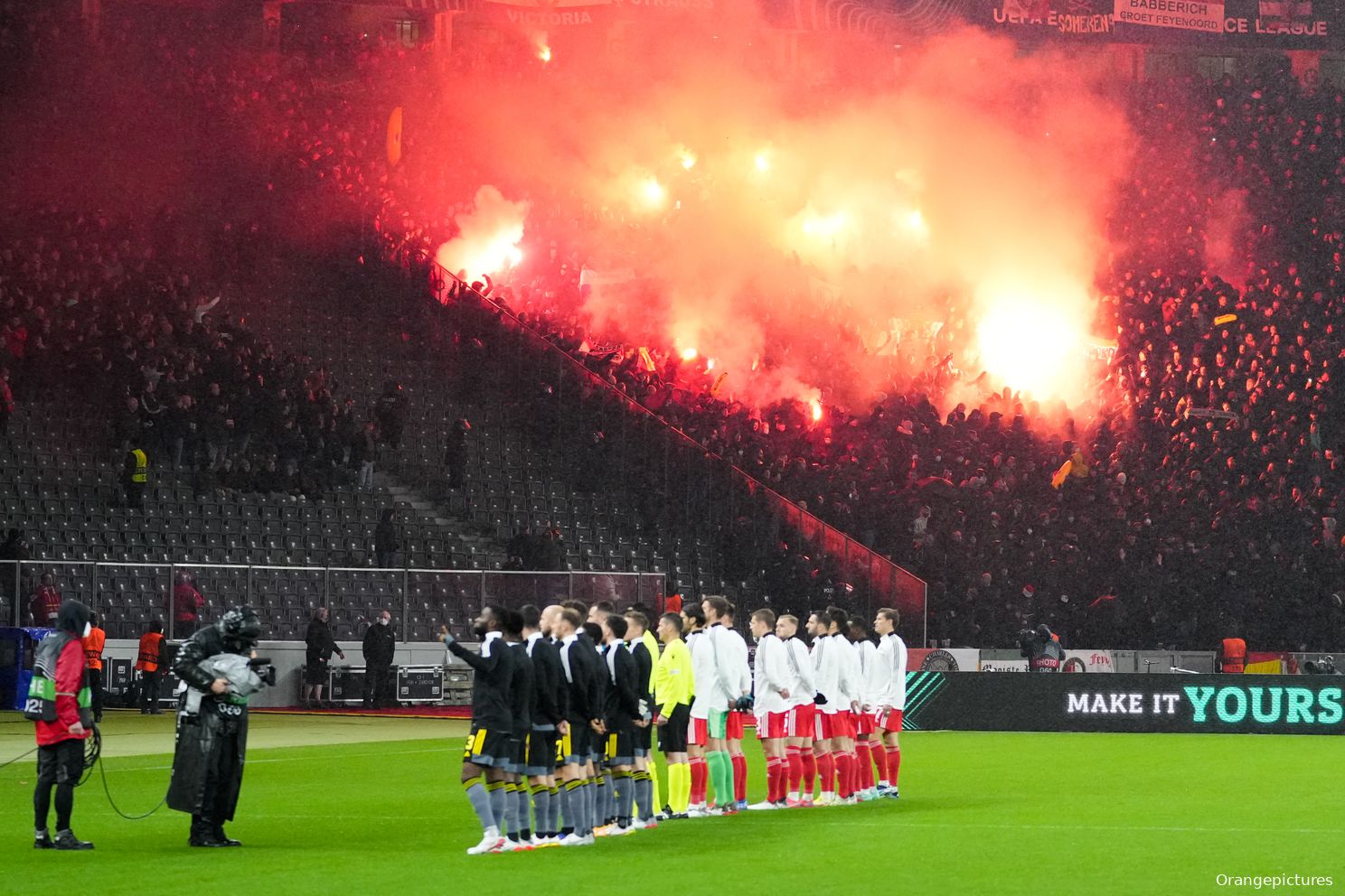 Feyenoord kan Europese overwintering bijna niet meer ontgaan na zege in Berlijn