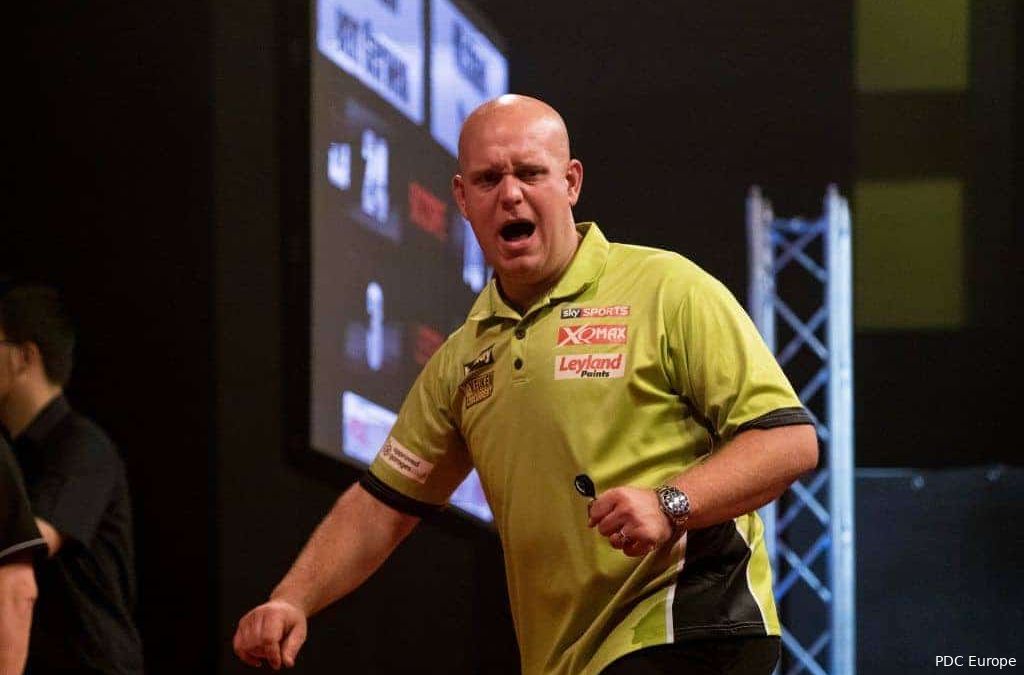 Speelschema derde ronde European Darts Open