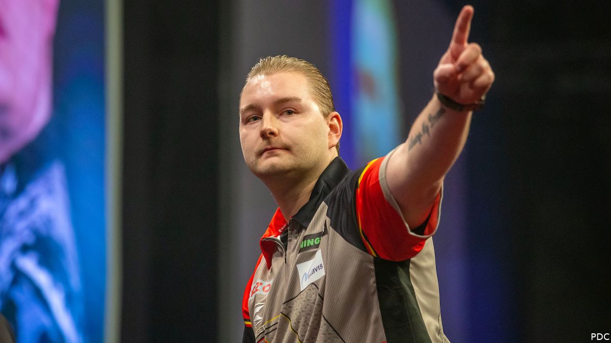 Van den Bergh ends fairytale UK Open run to seal last semi