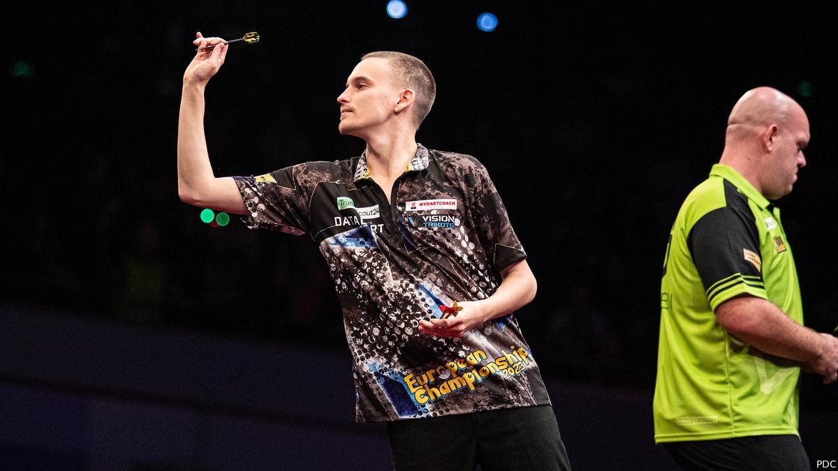 Michael van Gerwen und Ricardo Pietreczko an diesem Wochenende bei der