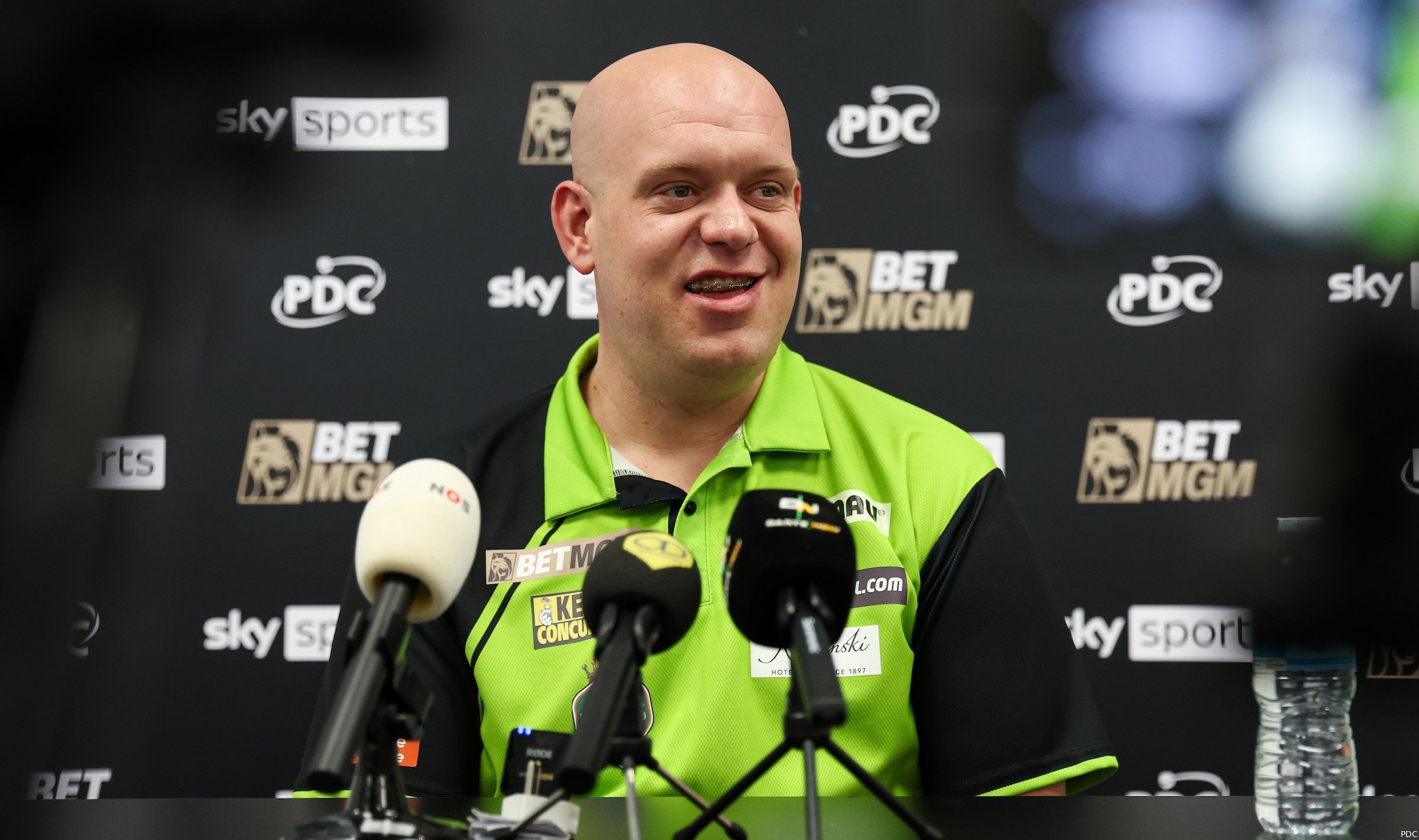 Michael van Gerwen Premier League Pressekonferenz 2024