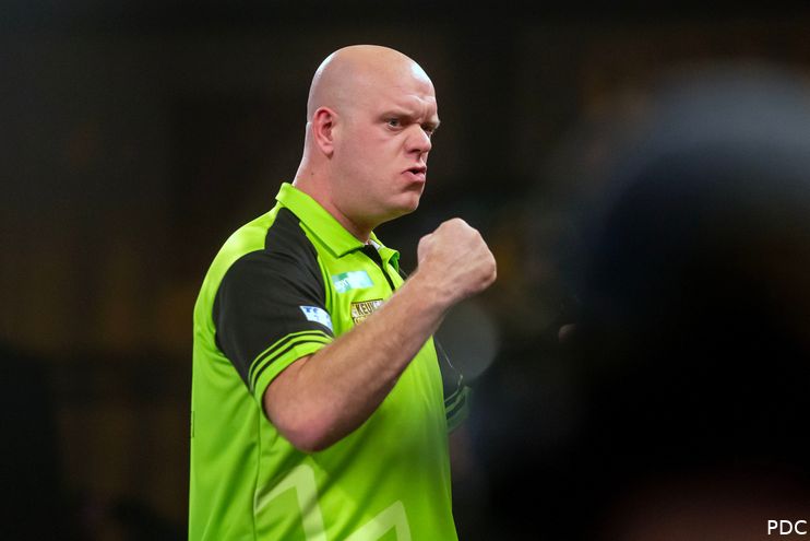 Michael van Gerwen haalt schouders op over favorietenrol op WK Darts