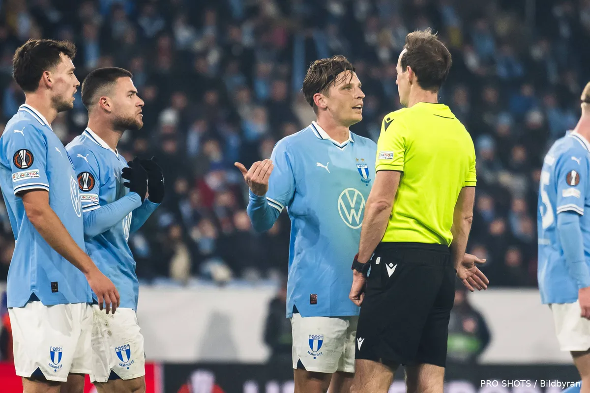 protest spelers malmo ff scheidsrechter