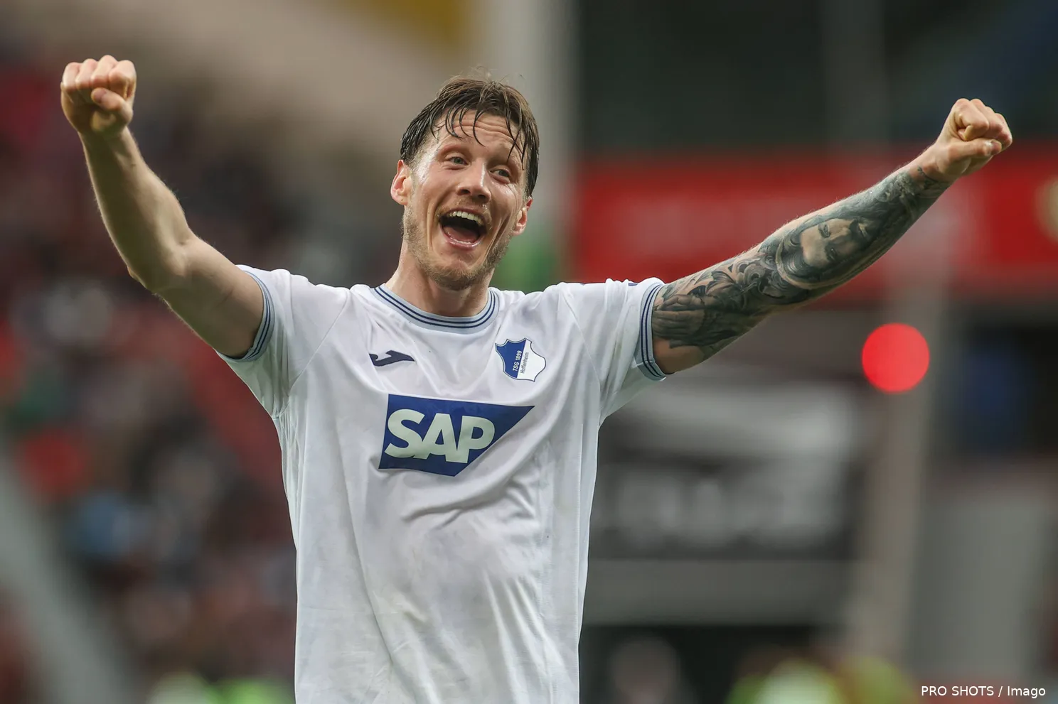 wout weghorst juichen hoffenheim 2024