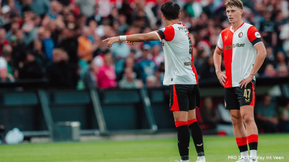 Opstelling Feyenoord: Kraaijeveld en Moder vormen verdedigingsduo