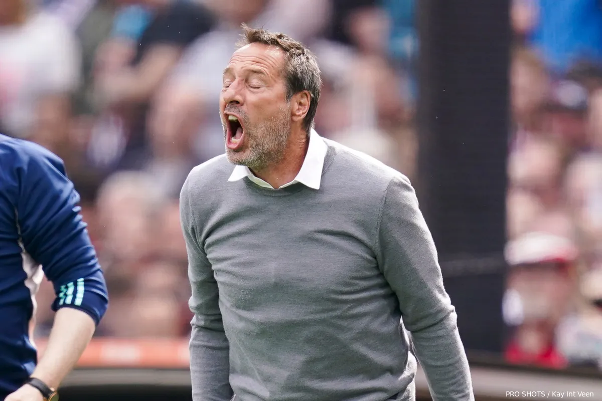 john van t schip ajax 2024 frustratie