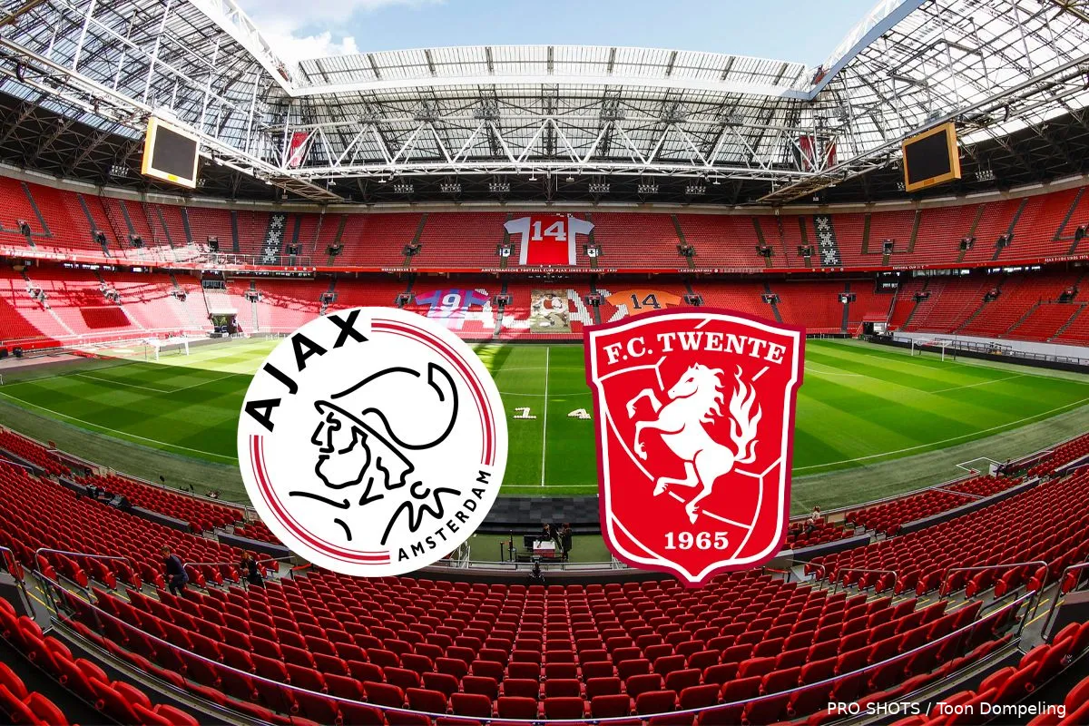 johan cruijff arena ajax twente 2024 logos