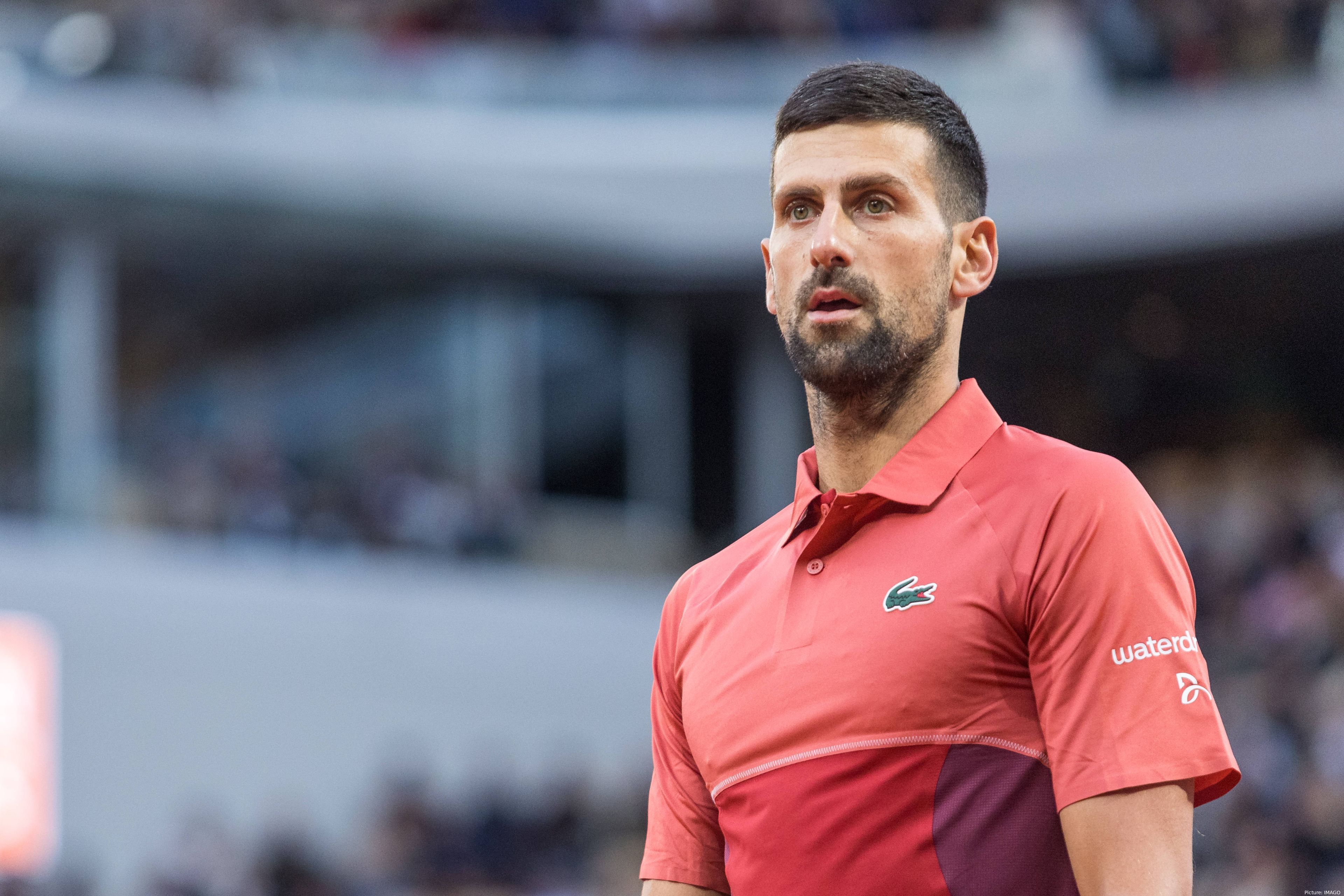 Novak Djokovic faces Lorenzo Musetti who took him the distance in 2021 before a sudden retirement.