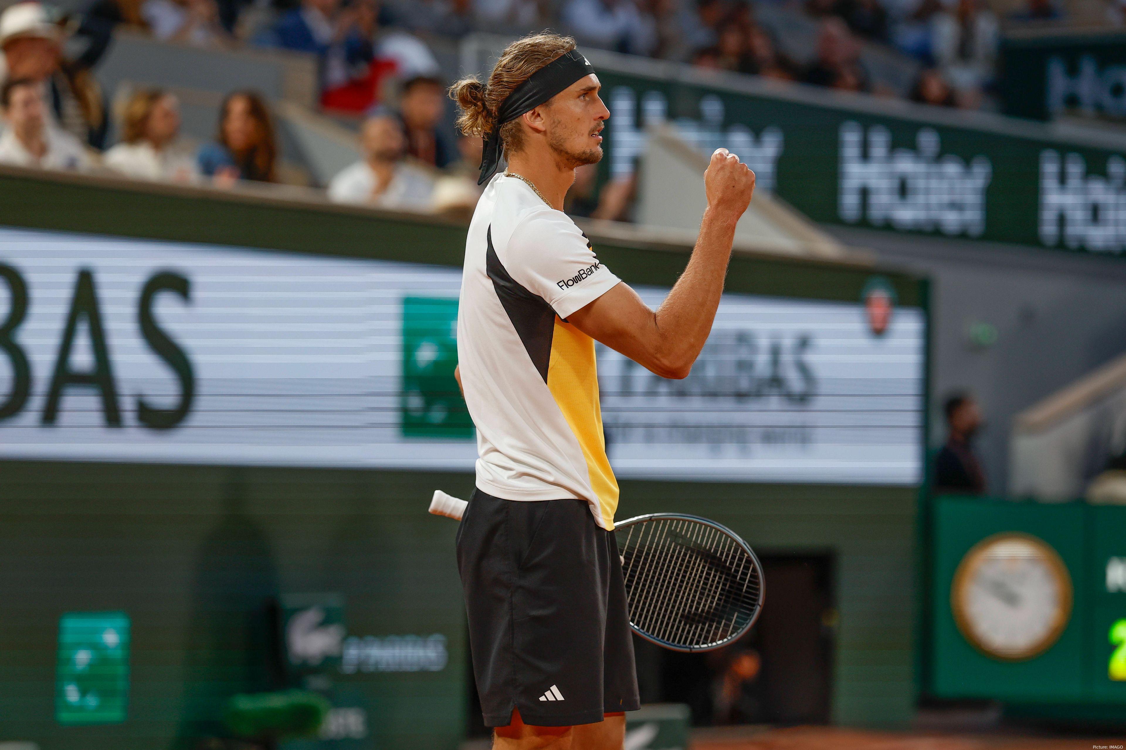 Alexander Zverev defeated Norway's Casper Ruud in the semifinal of the French Open.&nbsp;&nbsp;