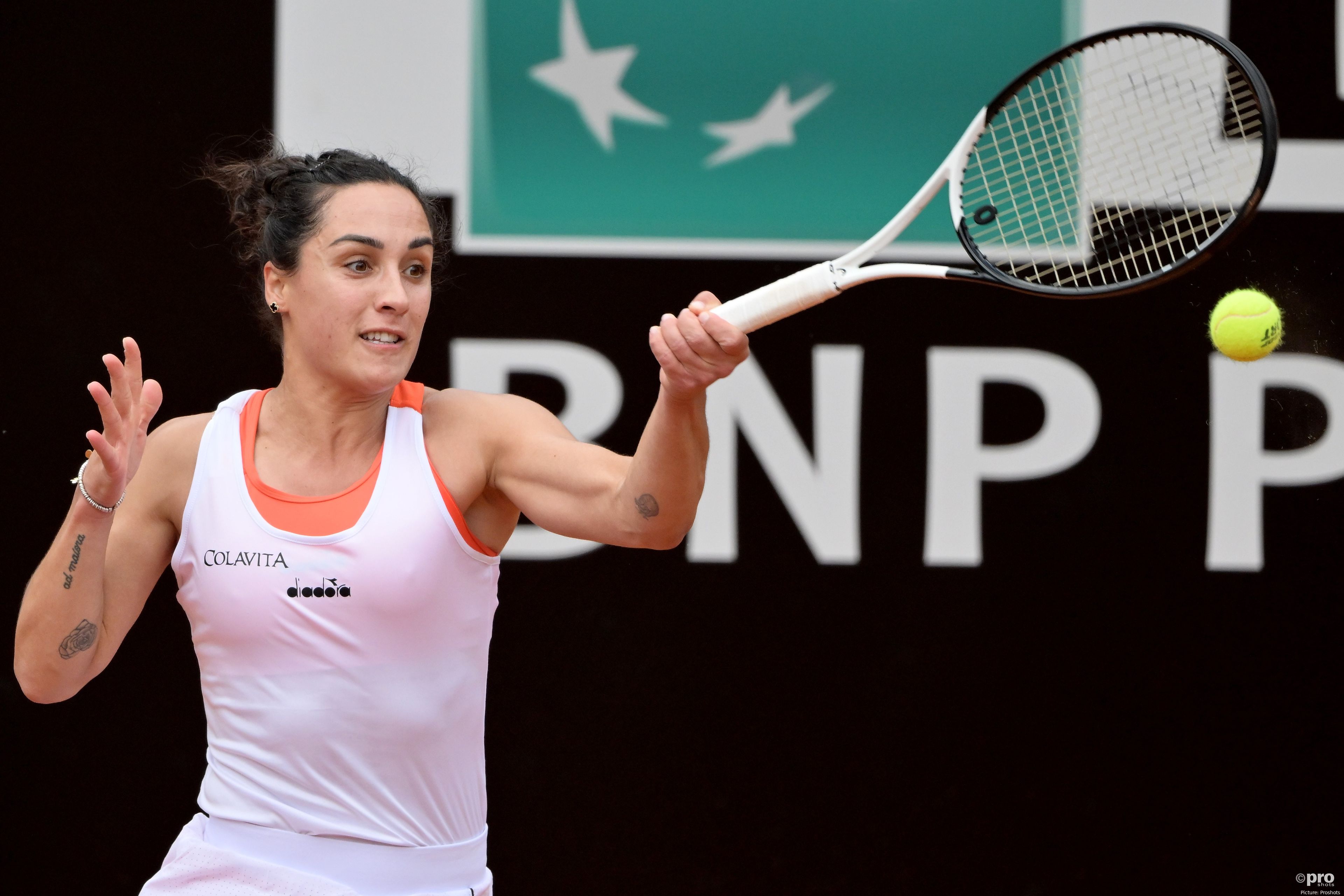 Trevisan won the title at 2022 Rabat Open after defeated Claire Liu (6-1, 6-2)