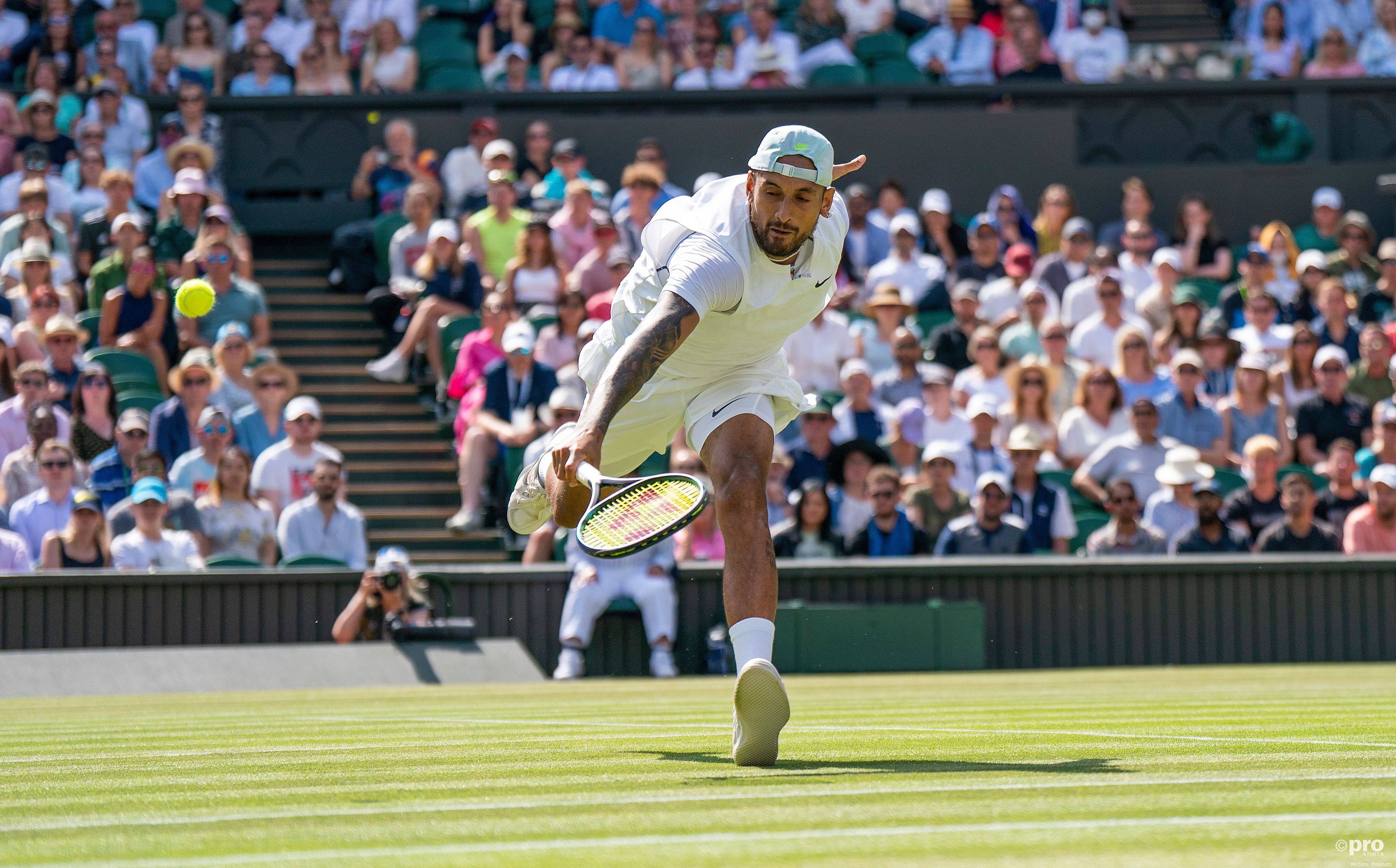 Kyrgios lost in the 2022 Wimbledon final against Djokovic in four sets.