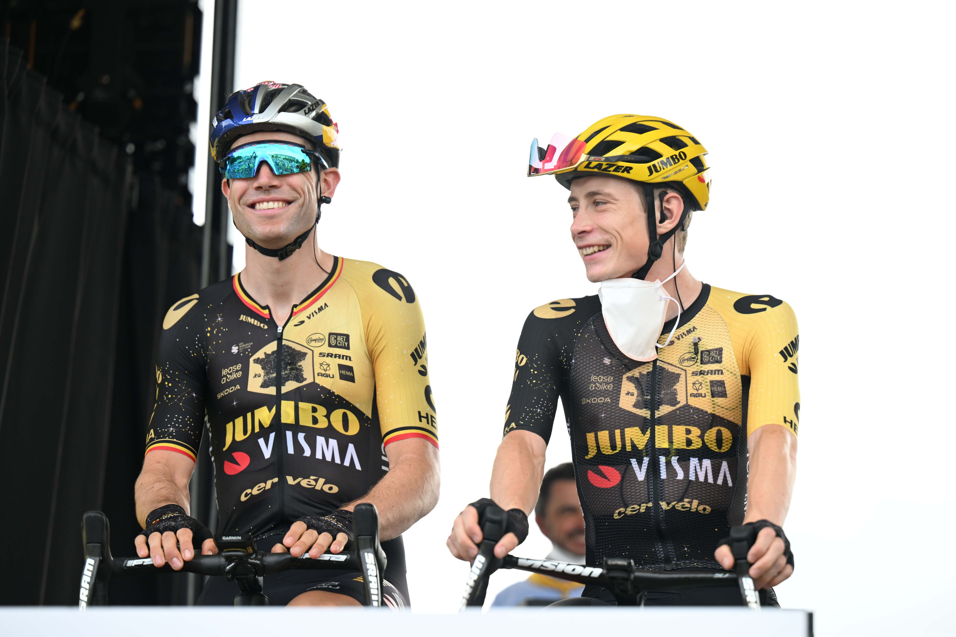 Jonas Vingegaard en Wout van Aert werken beiden hard om volledig fit te zijn voor de Tour de France 2024.