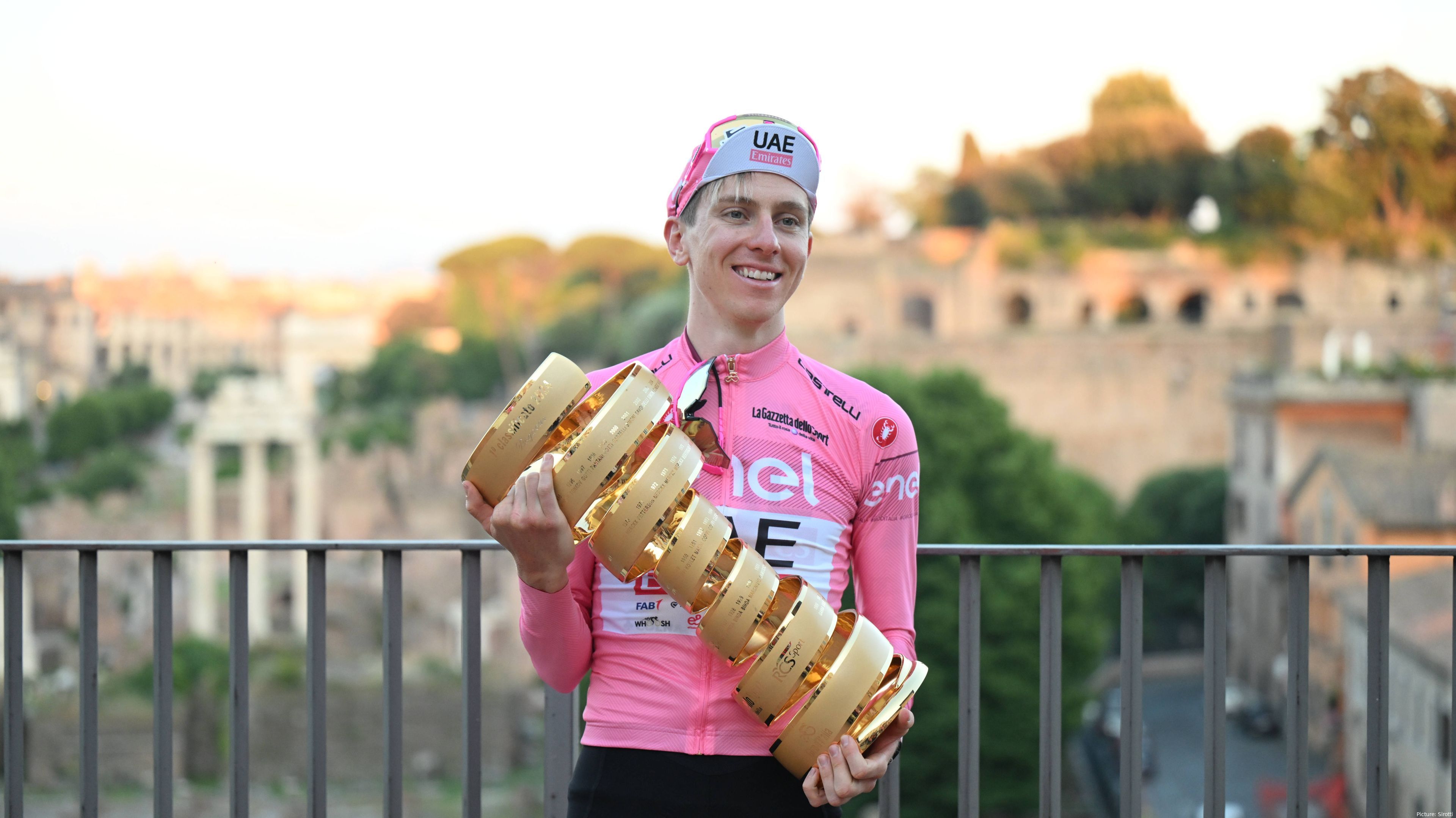 Tadej Pogacar won op overtuigende wijze de Giro d'Italia 2024.