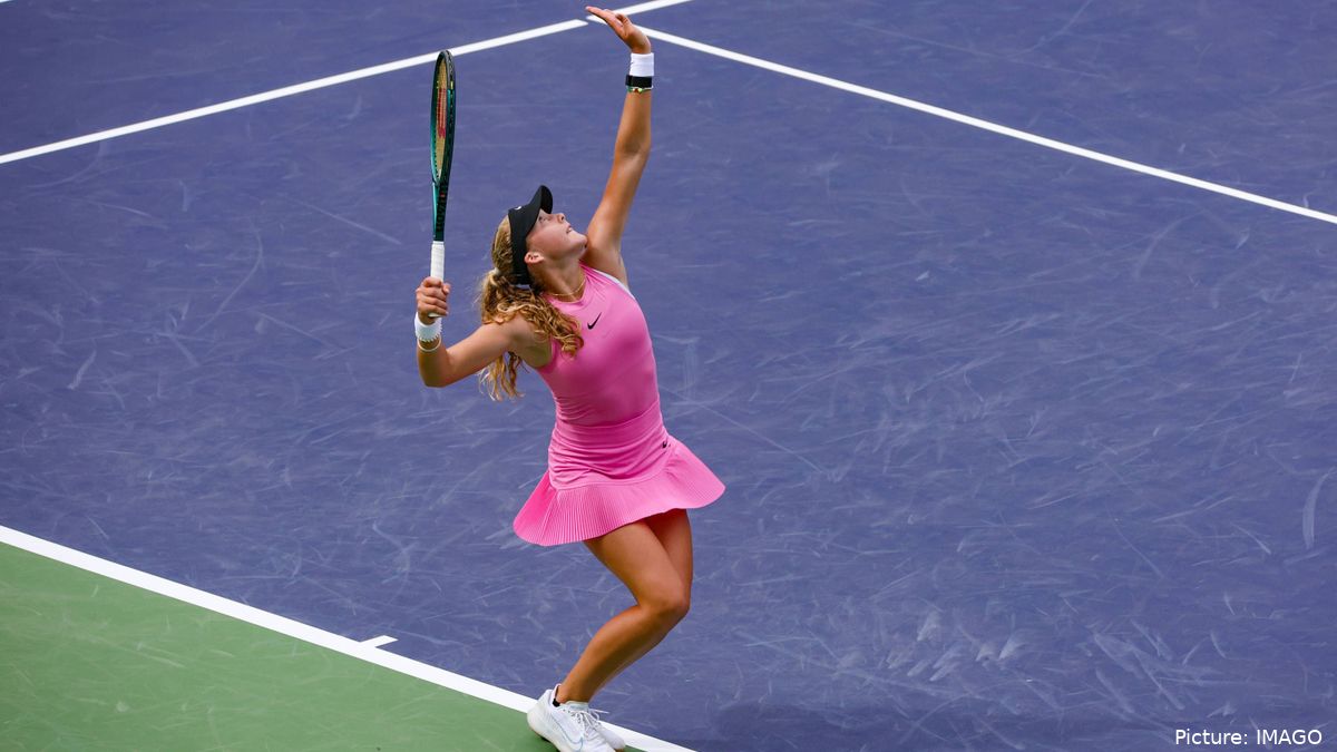 Rare occurrence as sisters Mirra ANDREEVA and Erika ANDREEVA were