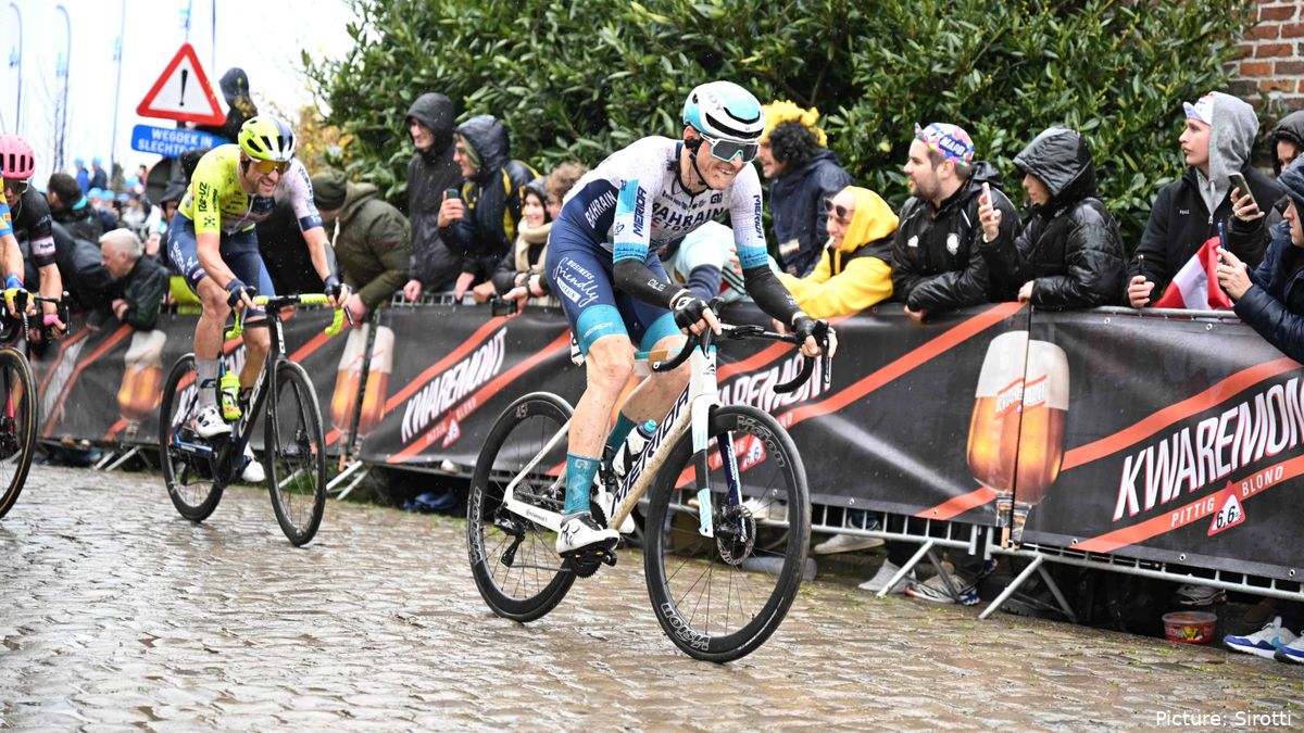 Matej Mohoric é baixa de vulto na Bahrain e não vai à ParisRoubaix