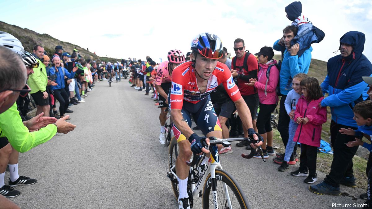 "For once, Primoz Roglic had no major crashes or disaster days