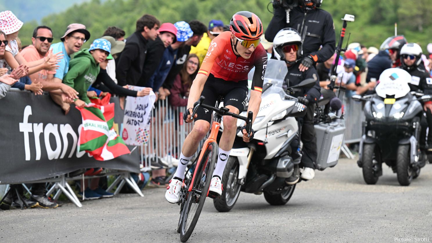 Carlos Rodriguez continua em queda na terceira semana do Tour, mas... "Que ninguém duvide que vou continuar a tentar e a dar tudo por tudo"