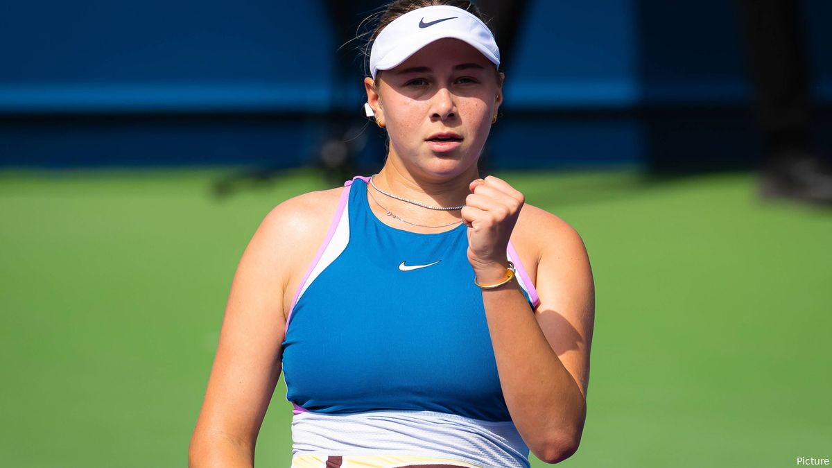 Amanda Anisimova está radiante en su vuelta a la competición "Estoy