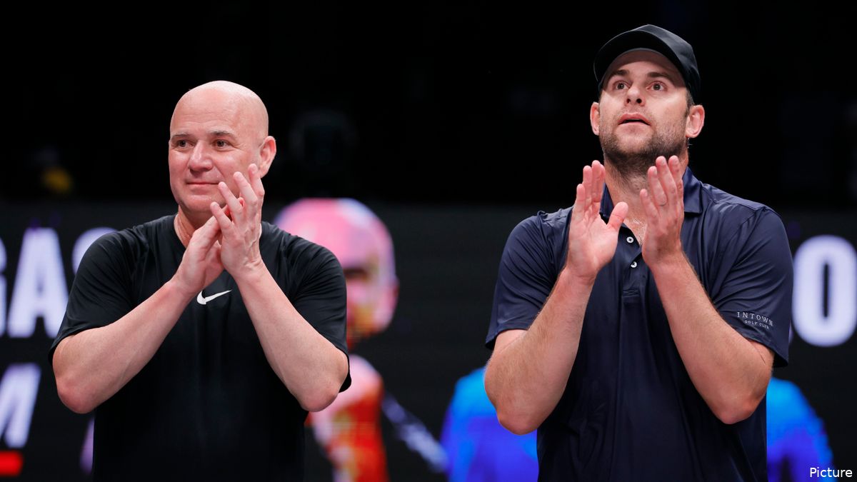 Andre Agassi filmt Pickleball Slam 2 Promo mit Ehefrau Steffi Graf und