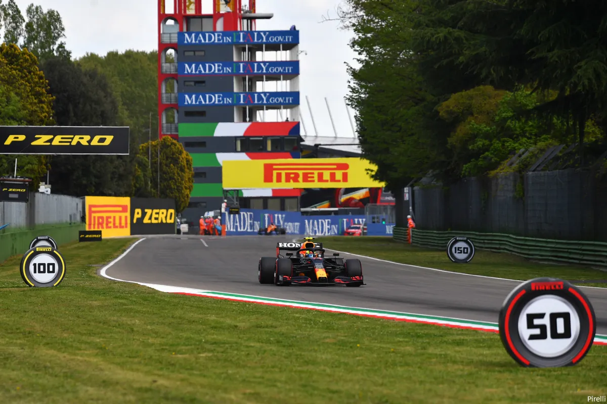 Overzicht tijden F1 sprintrace-weekend Grand Prix van Emilia Romagna