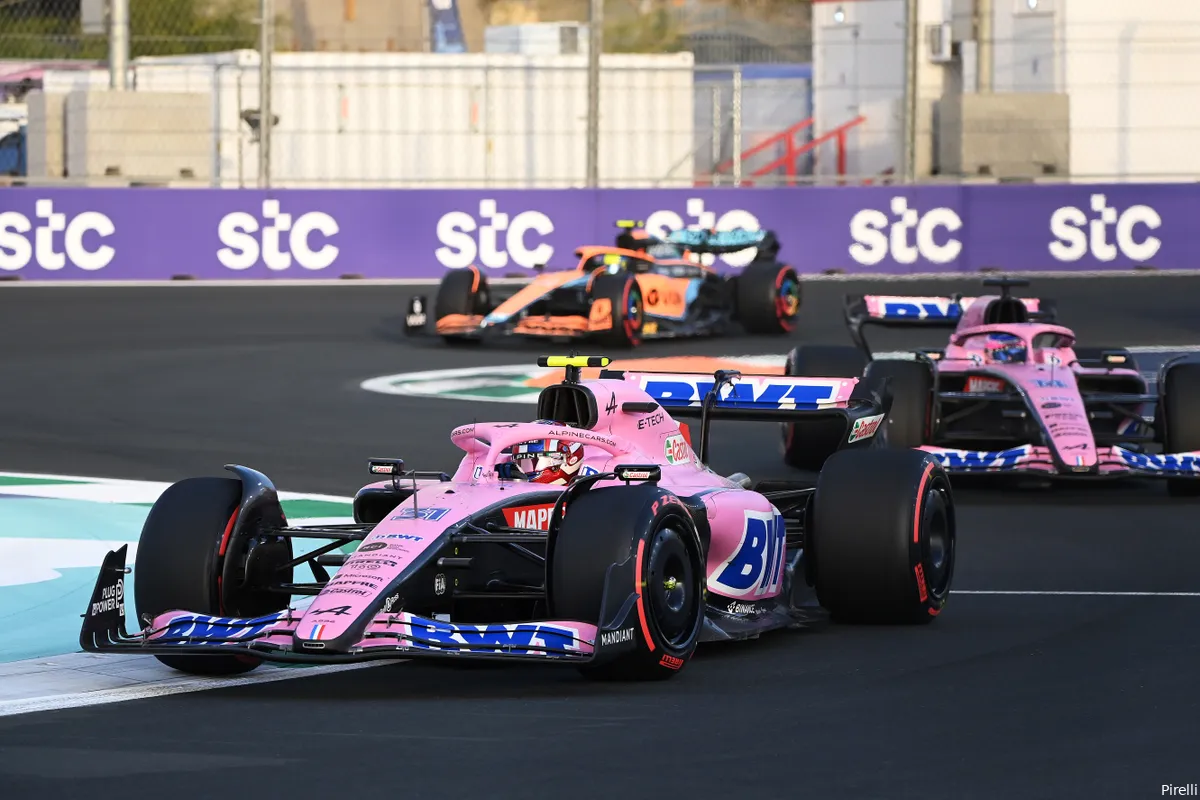 Alpine: 'F1-rivalen enorm geholpen door regelwijziging vloer'