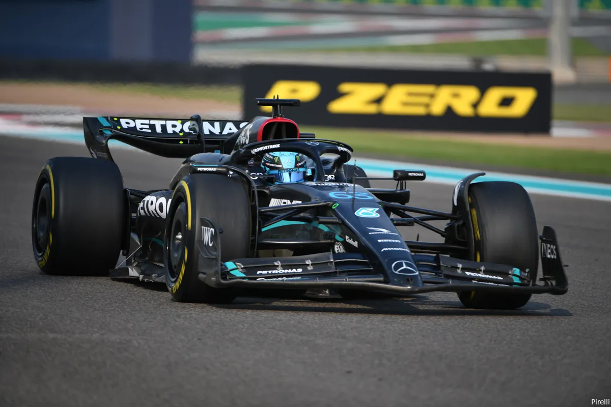 george russel mercedes w14 friday yasmarina 2023