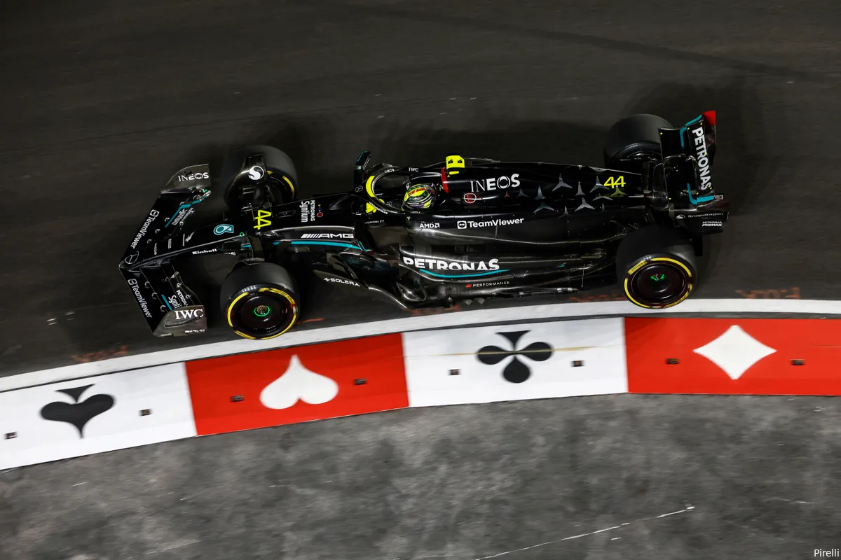 lewis hamilton mercedes 7 saturday lasvegas 2023