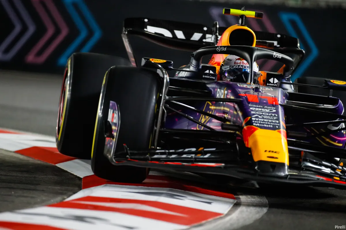 sergio perez red bull 21 friday lasvegas 2023