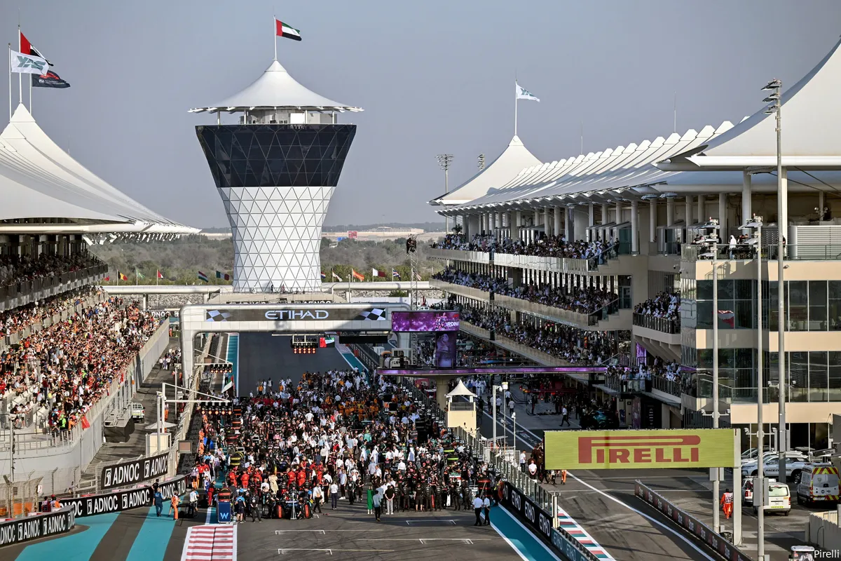 startgrid abu dhabi sunday yasmarina 2023