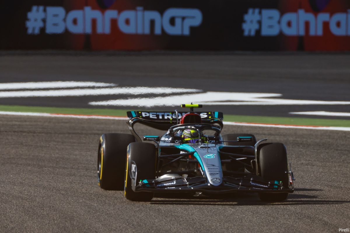 Hamilton moet flinke domper verwerken na GP Bahrein, maar: 'Dan komt het vast wel weer goed'