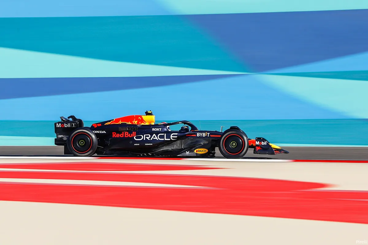 sergio perez red bull wintertest bahrein 2024