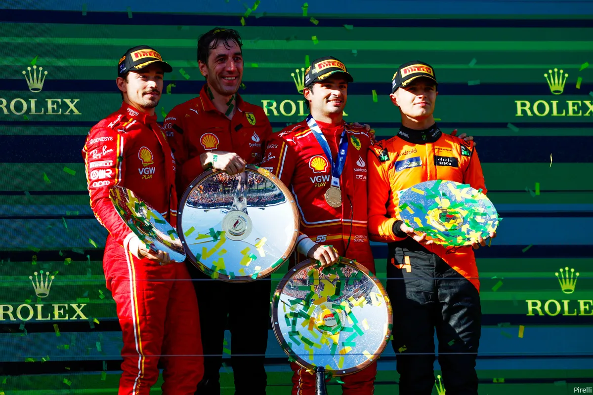 carlos sainz charles leclerc lando norris australie