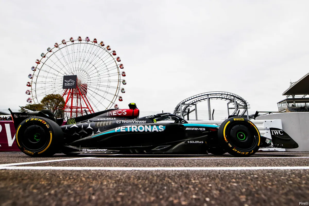 27 friday suzuka 2024 japan mercedes hamilton