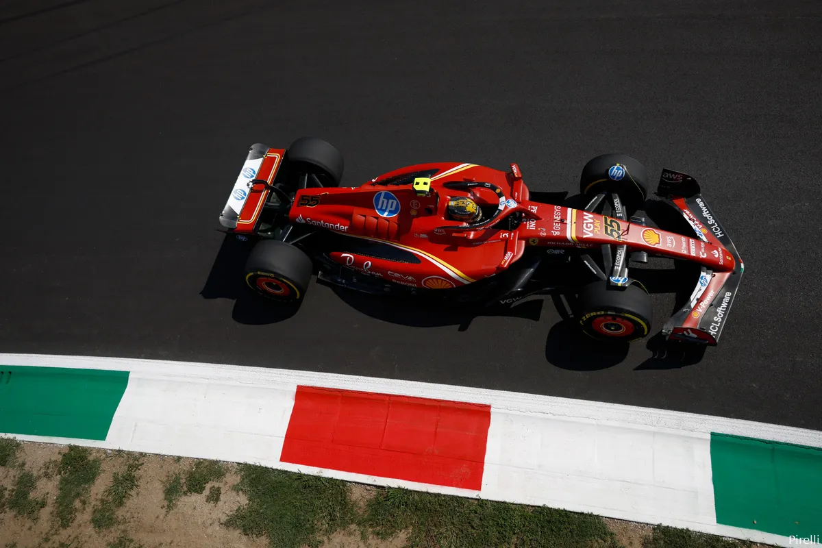 carlos sainz ferrari 5 friday monza 2024