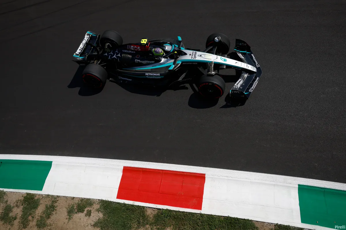 lewis hamilton mercedes 4 friday monza 2024