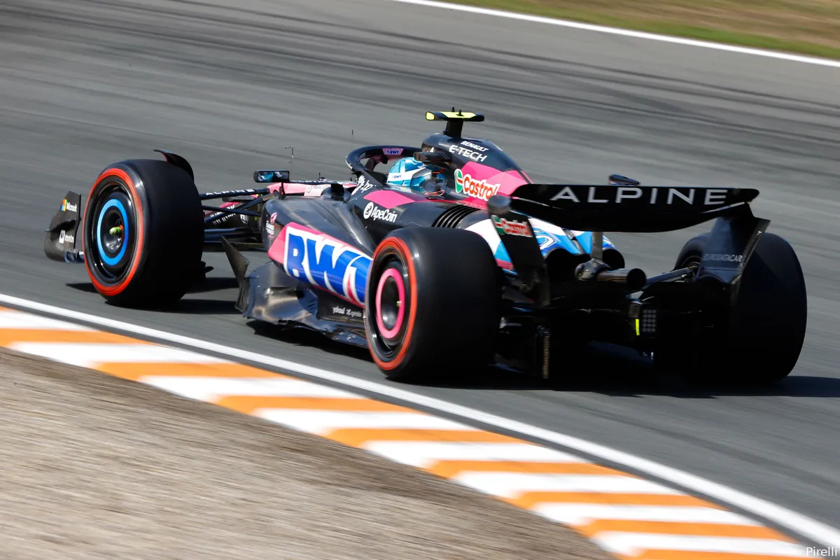 pierre gasly alpine 21 friday zandvoort 2024
