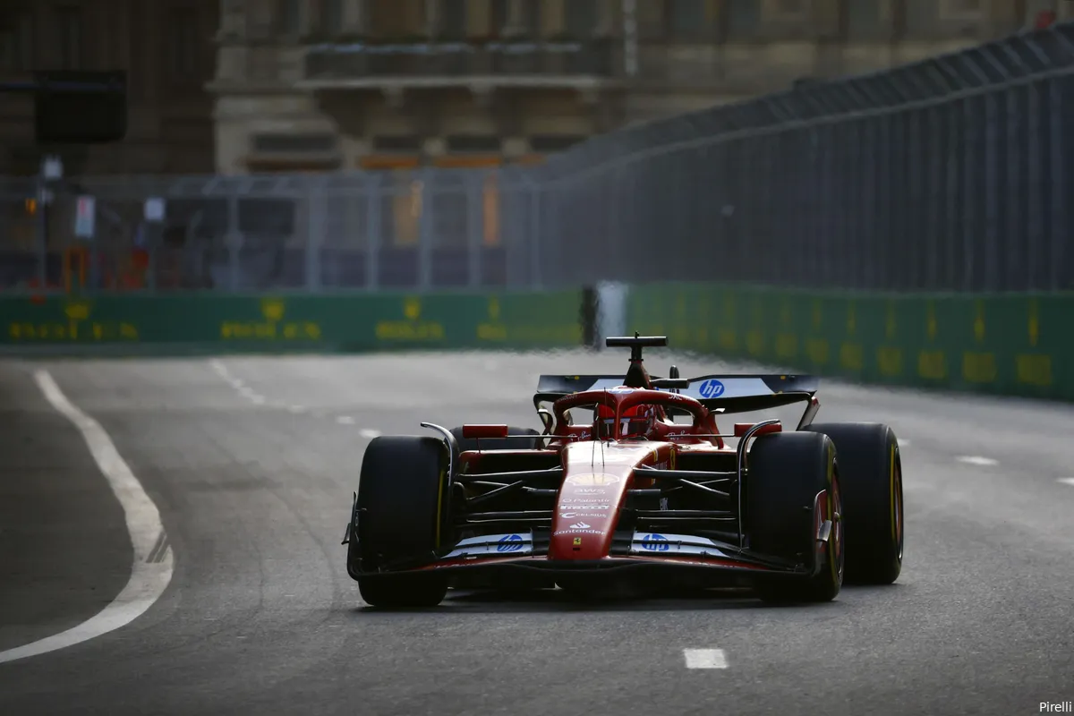 charles leclerc ferrari 27 friday baku 2024