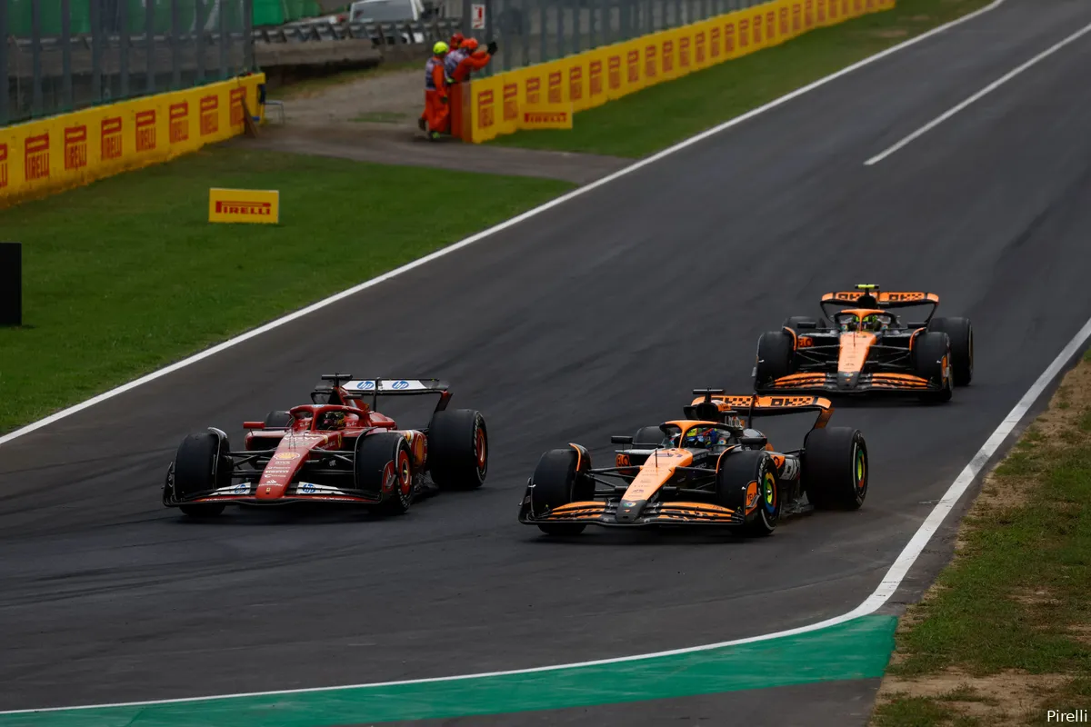 charles leclerc oscar piastri lando norris mclaren ferrari 24 sunday monza 2024