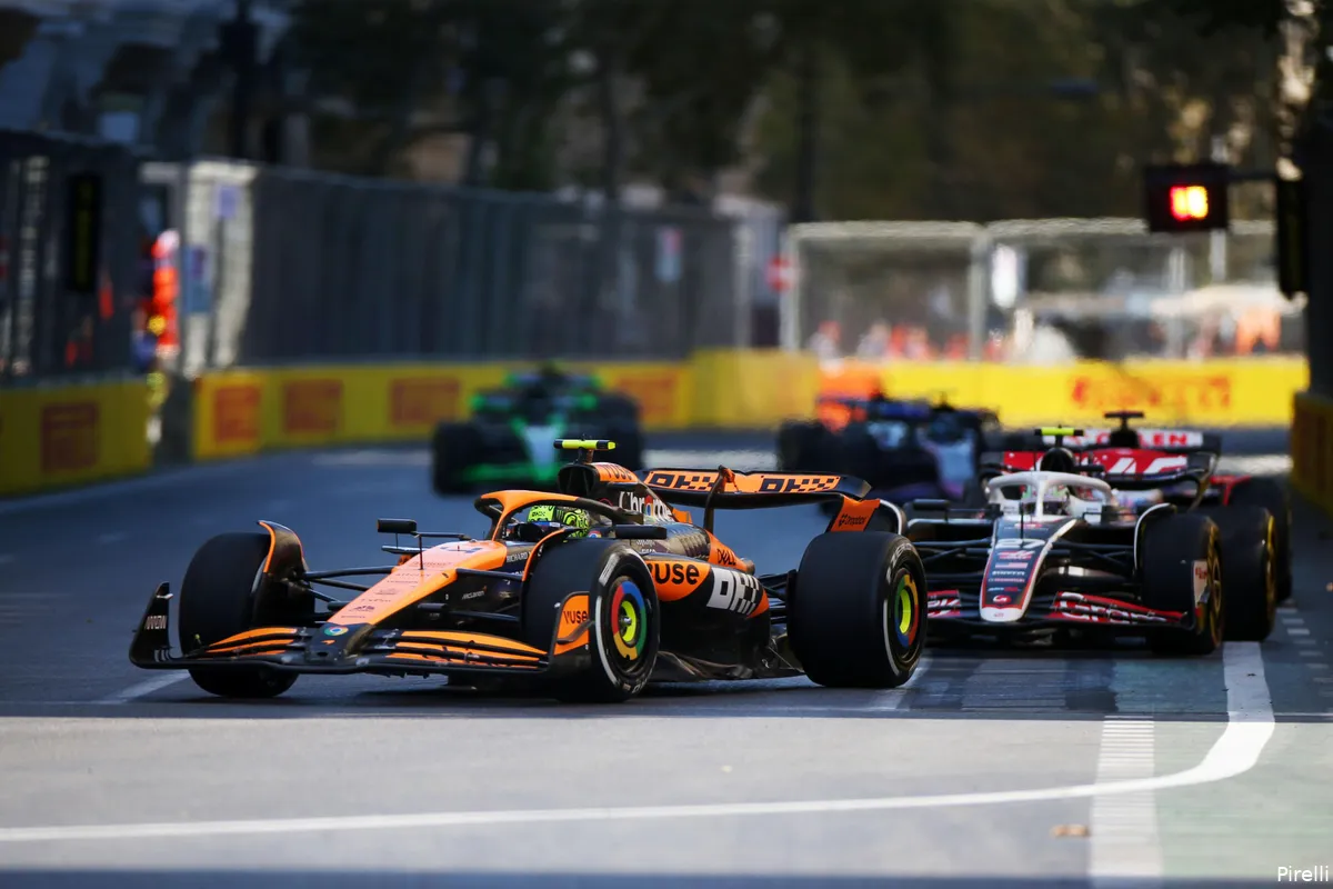 lando norris mclaren pirelli azerbeidzjan zondag 2024 2