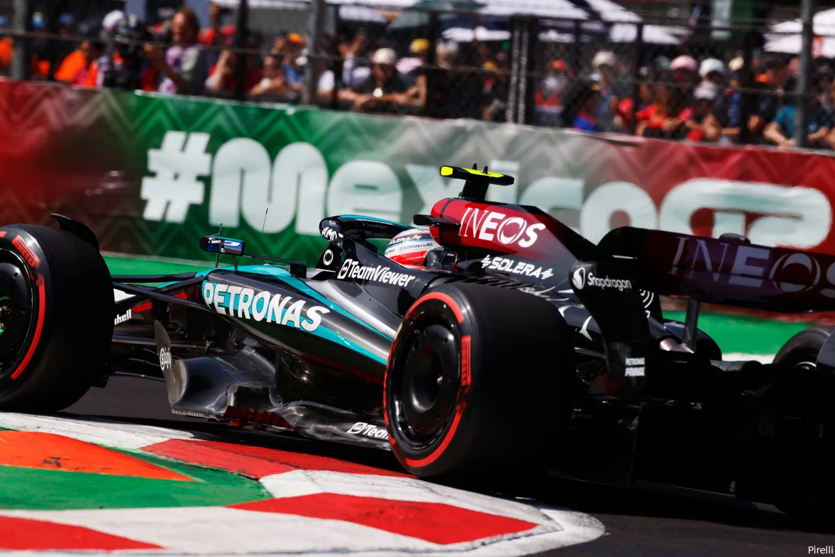 kimi antonelli mercedes vt1 vrijdag mexico 2024